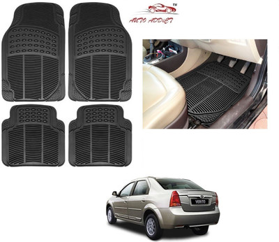 AuTO ADDiCT Rubber Standard Mat For  Mahindra Verito(Black)