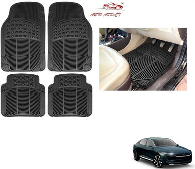 AuTO ADDiCT Rubber Standard Mat For  Tata 320D(Black)