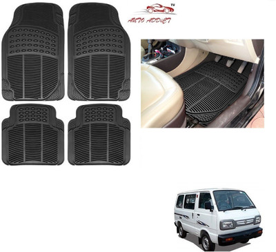 AuTO ADDiCT Rubber Standard Mat For  Maruti Suzuki Omni(Black)