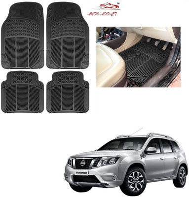 AuTO ADDiCT Rubber Standard Mat For  Nissan Terrano(Black)