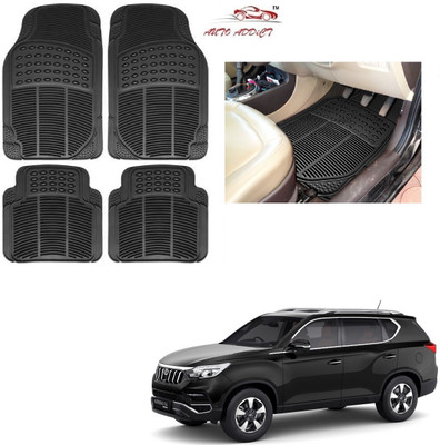 AuTO ADDiCT Rubber Standard Mat For  Mahindra Alturas G4(Black)