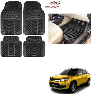 AuTO ADDiCT Rubber Standard Mat For  Maruti Suzuki Vitara Brezza(Black)