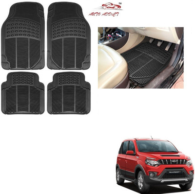 AuTO ADDiCT Rubber Standard Mat For  Mahindra Nuvosport(Black)