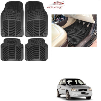 AuTO ADDiCT Rubber Standard Mat For  Opel Corsa(Black)