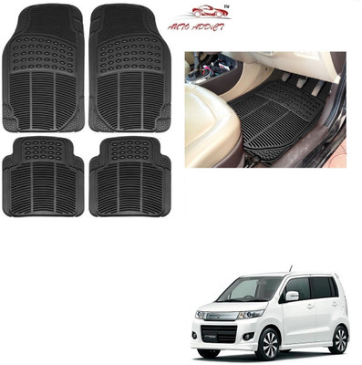 AuTO ADDiCT Rubber Standard Mat For  Maruti Suzuki WagonR Stingray(Black)