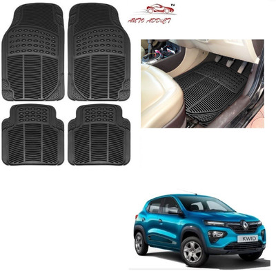 AuTO ADDiCT Rubber Standard Mat For  Renault Kwid(Black)