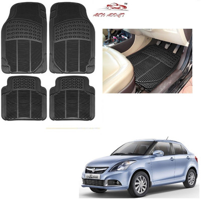 AuTO ADDiCT Rubber Standard Mat For  Maruti Suzuki New Dzire(Black)