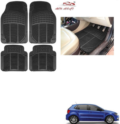 AuTO ADDiCT Rubber Standard Mat For  Volkswagen Polo GT(Black)
