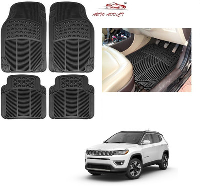 AuTO ADDiCT Rubber Standard Mat For  Jeep Compass(Black)