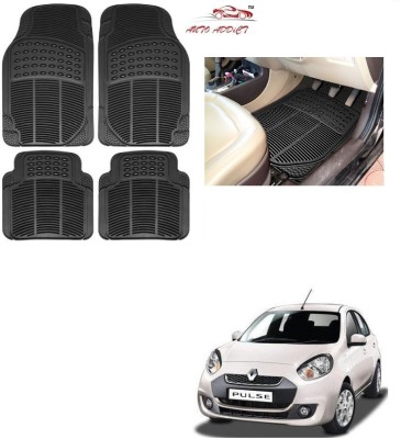 AuTO ADDiCT Rubber Standard Mat For  Renault Pulse(Black)