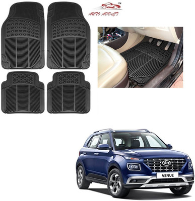 AuTO ADDiCT Rubber Standard Mat For  Hyundai Venue(Black)