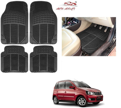 AuTO ADDiCT Rubber Standard Mat For  Mahindra Quanto(Black)