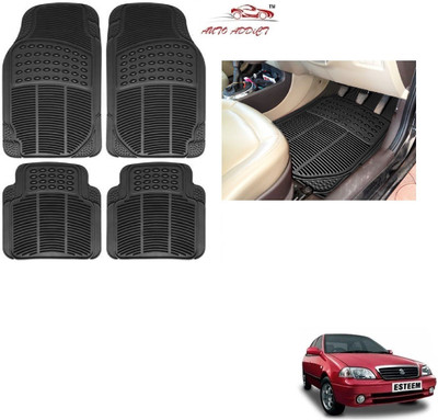 AuTO ADDiCT Rubber Standard Mat For  Maruti Suzuki Esteem(Black)