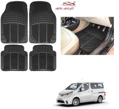 AuTO ADDiCT Rubber Standard Mat For  Nissan Evalia(Black)