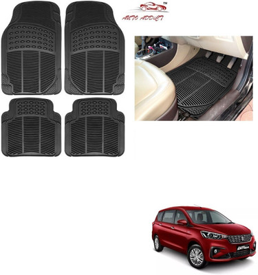 AuTO ADDiCT Rubber Standard Mat For  Maruti Suzuki Ertiga(Black)
