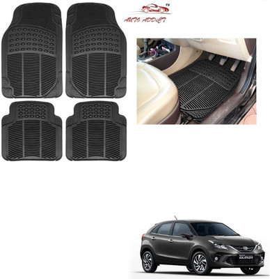 AuTO ADDiCT Rubber Standard Mat For  Toyota Glanza(Black)