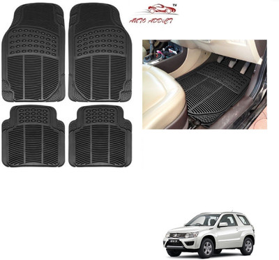 AuTO ADDiCT Rubber Standard Mat For  Maruti Suzuki Grand Vitara(Black)