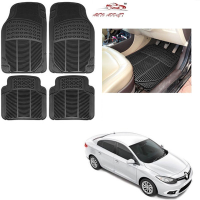 AuTO ADDiCT Rubber Standard Mat For  Renault Fluence(Black)