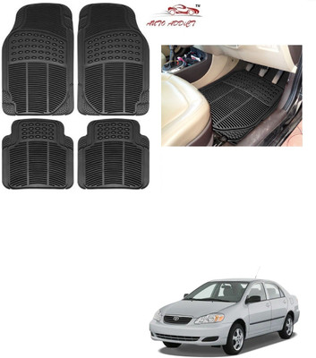 AuTO ADDiCT Rubber Standard Mat For  Toyota Corolla Altis(Black)