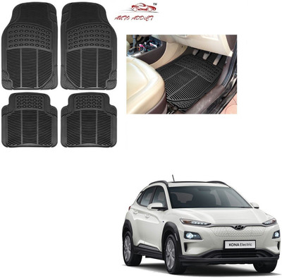 AuTO ADDiCT Rubber Standard Mat For  Hyundai Kona Electric(Black)