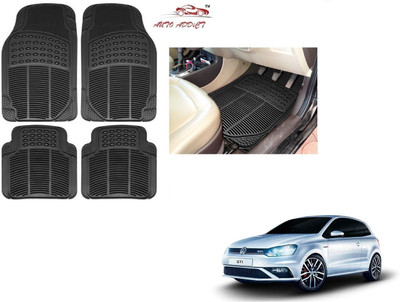 AuTO ADDiCT Rubber Standard Mat For  Volkswagen Polo GT(Black)