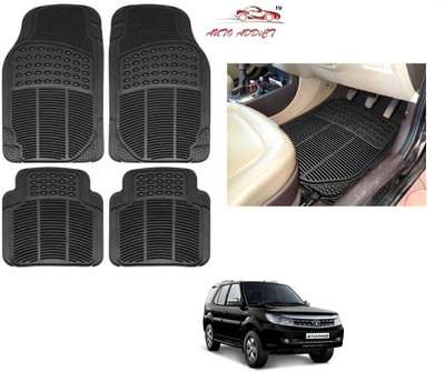 AuTO ADDiCT Rubber Standard Mat For  Tata Safari Storme(Black)