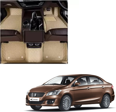 Drizon Leatherite 7D Mat For  Maruti Suzuki Ciaz(Beige)