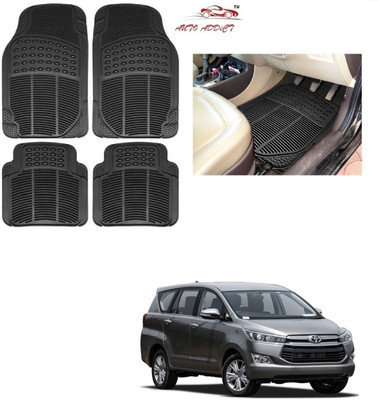 AuTO ADDiCT Rubber Standard Mat For  Toyota Innova Crysta(Black)