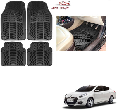 AuTO ADDiCT Rubber Standard Mat For  Renault Scala(Black)