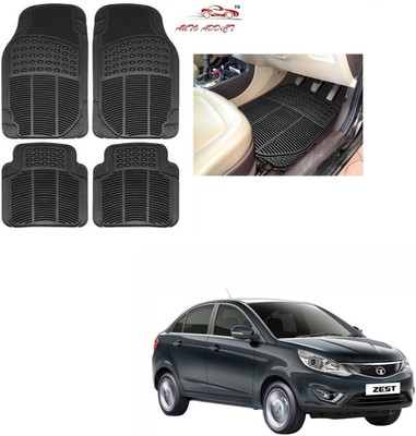 AuTO ADDiCT Rubber Standard Mat For  Tata Zest(Black)