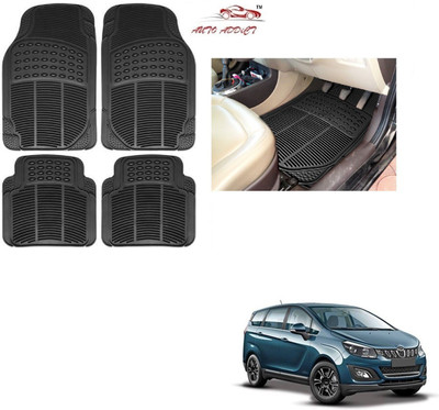 AuTO ADDiCT Rubber Standard Mat For  Mahindra Marazzo(Black)