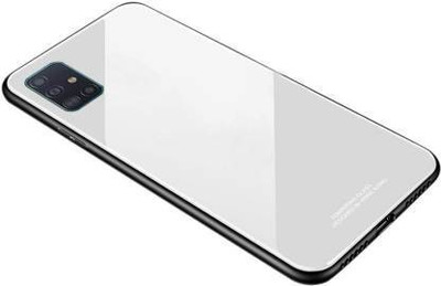 Creativo Back Cover for VIVO V17 Luxurious Toughened Glass Back Case Cover--MOP-1120(White, 3D Case, Pack of: 1)