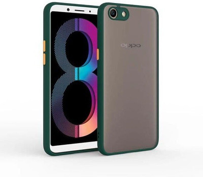 Flipkart SmartBuy Back Cover for Oppo A83, Plain, Case, Cover(Green, Camera Bump Protector, Pack of: 1)