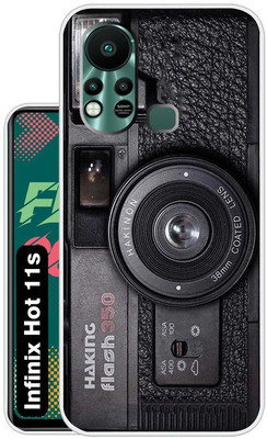 Case Club Back Cover for Infinix Hot 11S(Black, Grip Case, Silicon, Pack of: 1)