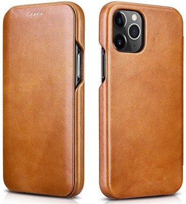 HARITECH Flip Cover for Apple iPhone 12 mini (5.4)(Brown, Grip Case, Pack of: 1)