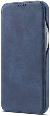HARITECH Flip Cover for Apple iPhone 12 Mini(Blue, Magnetic Case, Pack of: 1)