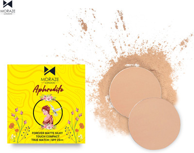 MORAZE Forever Matte Silky Touch  Compact(True Match, 9 g)