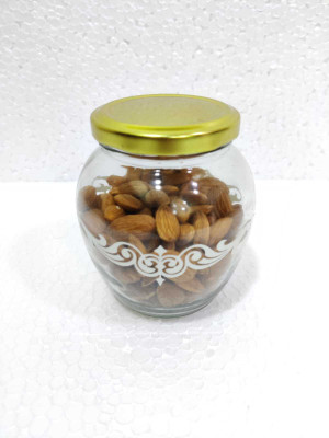 goblet Glass Grocery Container  - 500 ml(Pack of 6, Multicolor)