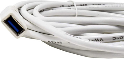 TERABYTE Micro USB Cable 2 A 1.5 m 1234(Compatible with computer, White, One Cable)