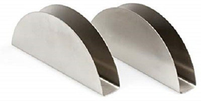 Marwall 1 Compartments Stainless Steel Napkin Holder(Silver)