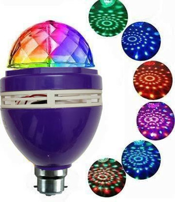 Glamezone NEW ARRIVAL 360 Degree Rotating Crystal LED Bulb,LED Light Disco Ball Set(Ball Diameter: 2.6 cm)