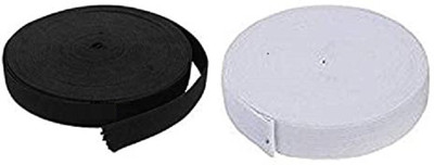 ZENITH Elastic Thread and Cord White, Black Elastic(4 m)