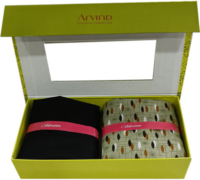 Arvind Cotton Blend Printed Shirt & Trouser Fabric
