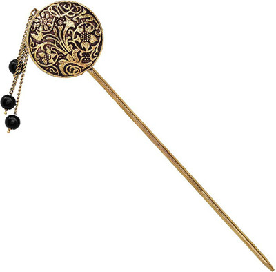 JAIPAR MART VLHP6GBLK Bun Stick(Gold, Black)