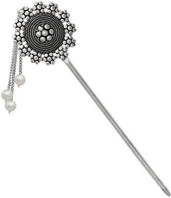 JAIPAR MART VLHP28PRL Hair Pin(Black, Silver)