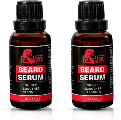 BEMEN Beard Growth Serum For Faster Beard Growth | Stronger, Shiner, and Smoother Beard | Tempting Fragrance | Pack Of 2(60 ml)