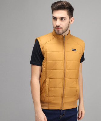 HEMLOCK Sleeveless Solid Men Jacket