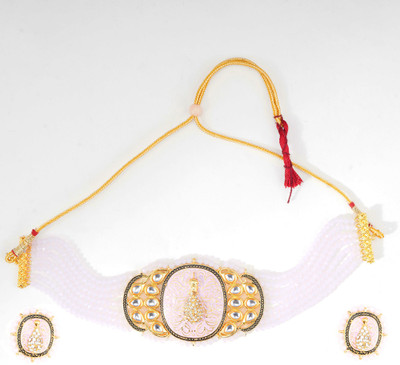 CARDINAL Alloy Gold-plated Multicolor Jewellery Set(Pack of 1)