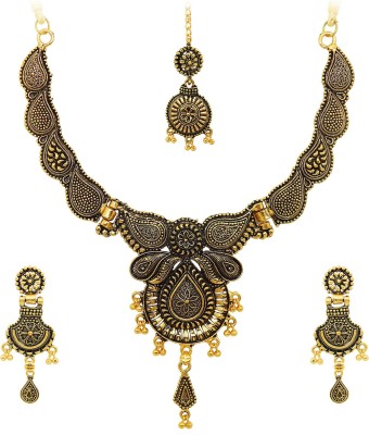 FRESH VIBES Alloy Gold-plated Gold Jewellery Set(Pack of 1)