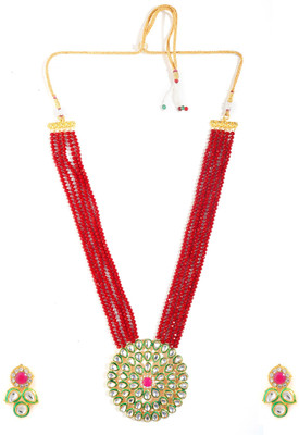 CARDINAL Alloy Gold-plated Multicolor Jewellery Set(Pack of 1)